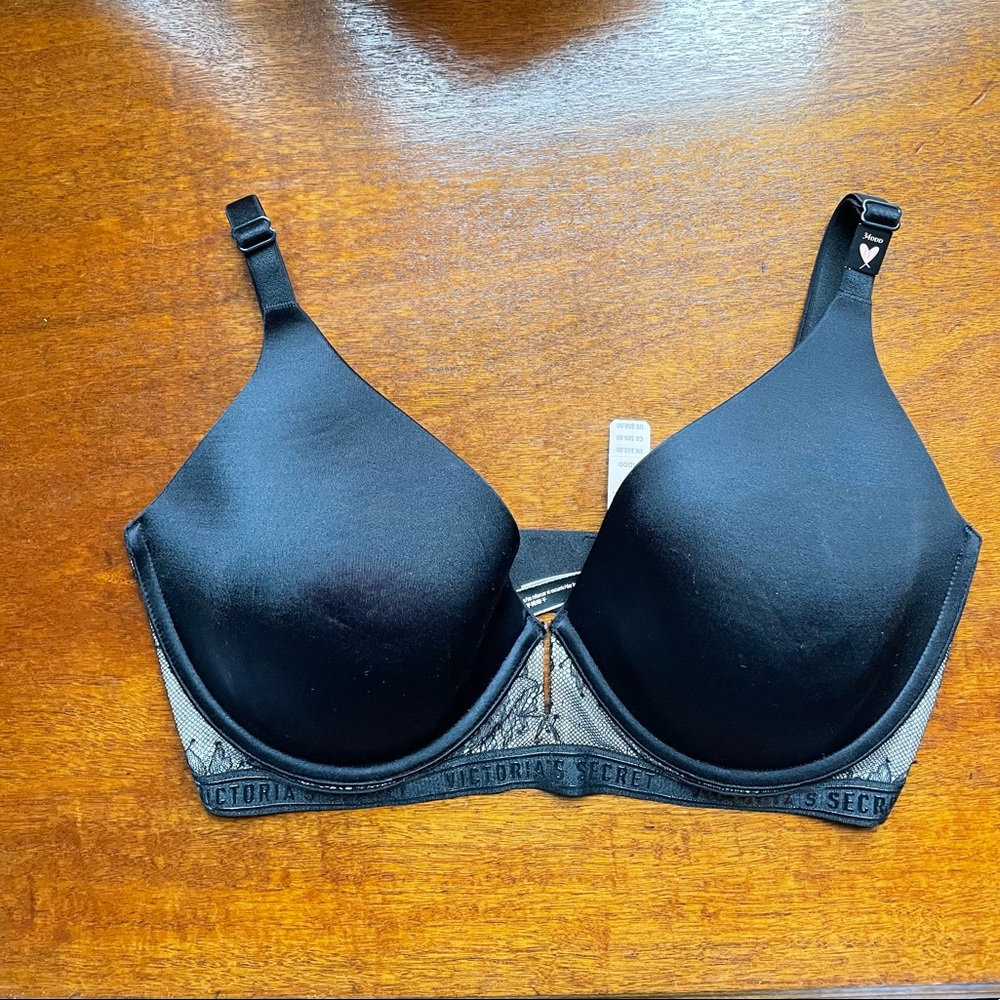 NWT Victoria's Secret 34DDD black bra